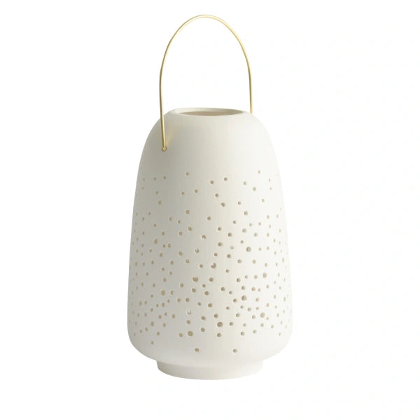 UYUNI lanterna i keramik - Mellan 15,5x24 cm