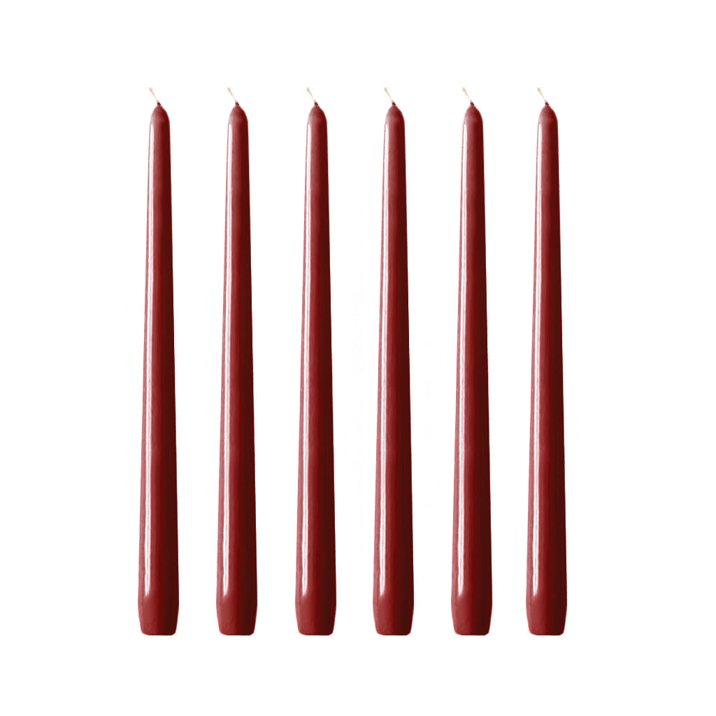 Herrgårdsljus Röd 6-pack