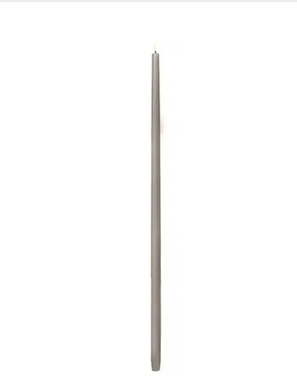 LED tall taper candle, Sandstone 2,3x55cm