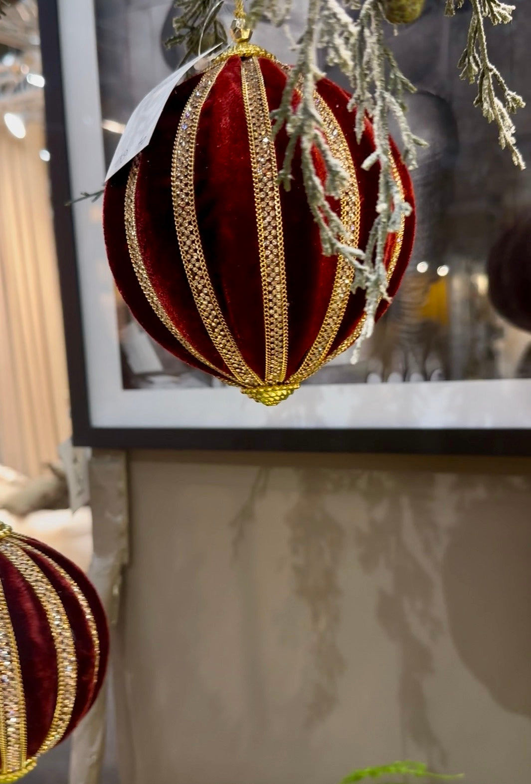 Ball Ornament "Melon" 10 cm