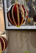 Ball Ornament "Melon" 12 cm