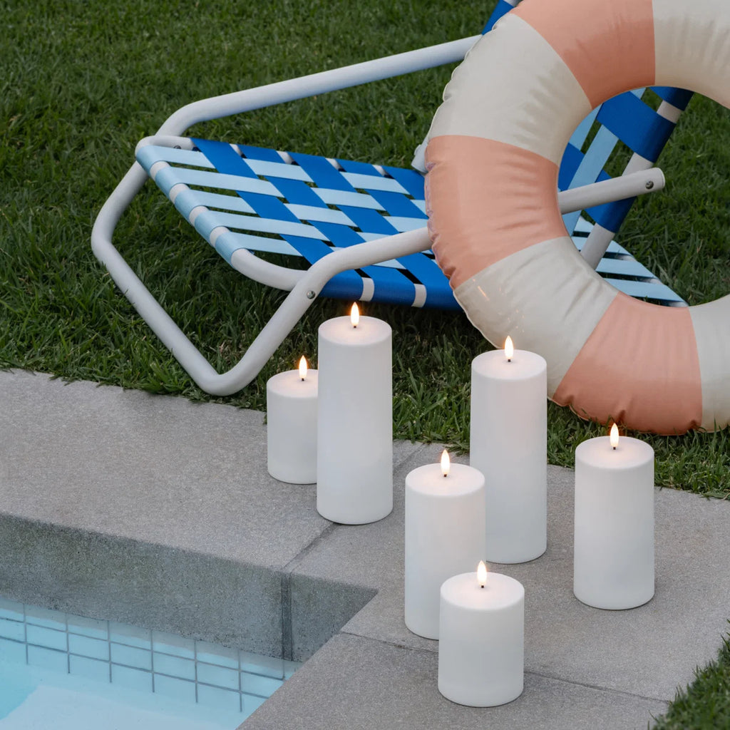 MM Outdoor LED pillar candle 74 x 150 cm