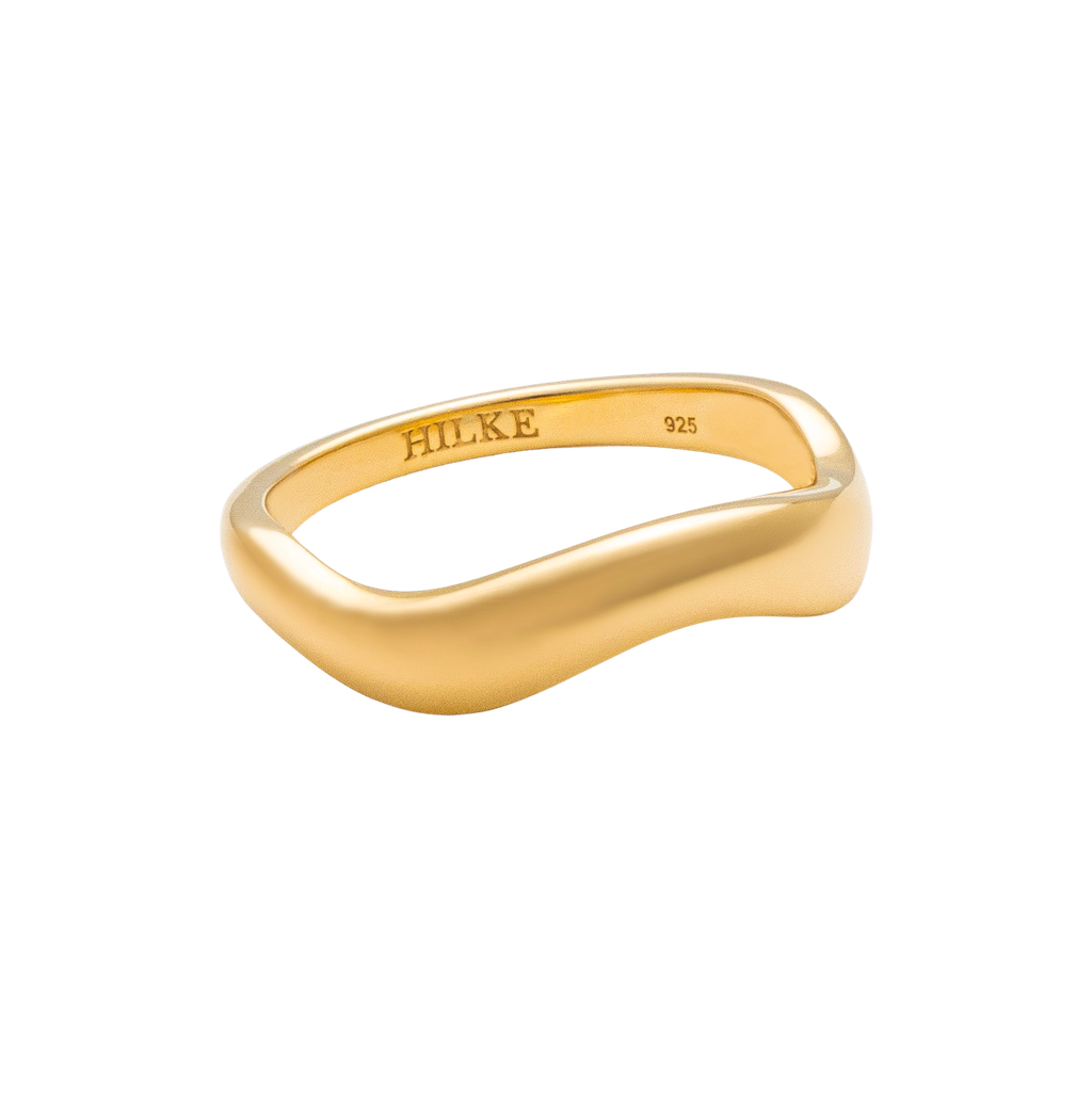 Ring, Lignano 1 i förgyllt silver