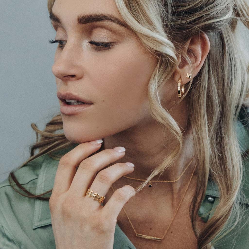 Ring, Anima Gemella 1 i förgyllt silver