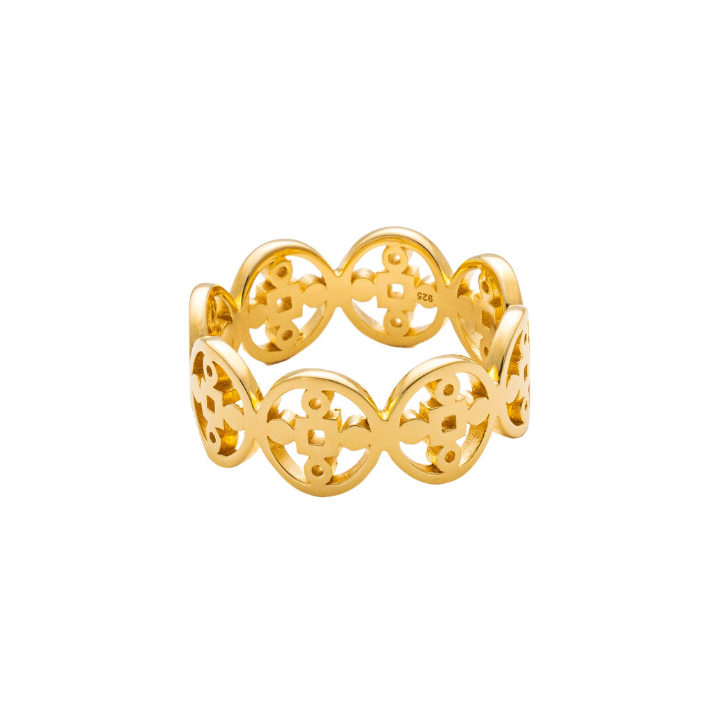 Ring, Anima Gemella 1 i förgyllt silver